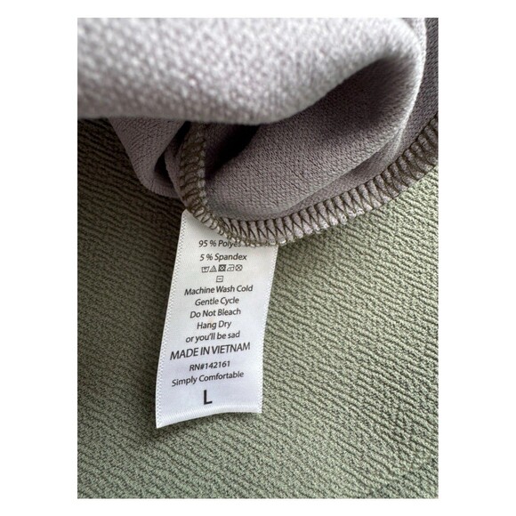 NWT LulaRoe Cassie Skirt Size L Gray Green Pencil Straight Skirt - Picture 3 of 8